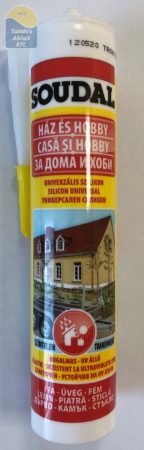 Soudal szilikon univerzális ecetsavas transparent 280 ml