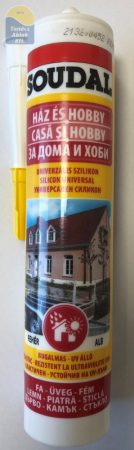 Soudal szilikon univerzális ecetsavas fehér 280 ml